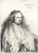 Rare Rembrandt Van Rijn Heliogravure Signed In The Plate 1883