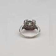 Sparkling 2.75 Ct White Ice Blue Simulated Diamond Ring