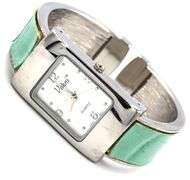 Vivani quartz silver dial bangle bracelet watch