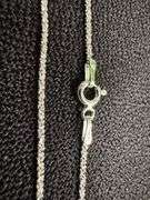 Italian Sterling Silver 925 1.3mm Diamond Cut Margarita Chain 18" Necklace