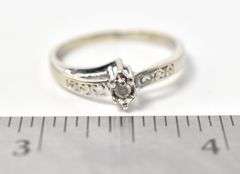 Fantastic Diamond Ring in 10K White Gold