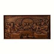 Hand-Carved "The Last Supper" Wooden Art