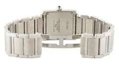 Cartier Tank Francaise 2301, 25mm, White Dial, Stainless Steel Ladies Watch