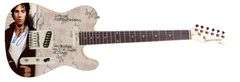 Bruce Springsteen Autographed Darkness on Edge of Town Graphics Guitar