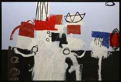 Basquiat Inspired Abstract painting