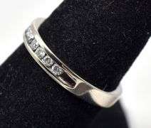 Incredible Diamond Wedding Band in 10K White Gold