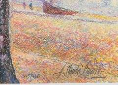 Highly Collectible H. Claude Pissarro Signed Screenprint