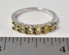 Opal Gemstone Ring in Sterling Silver