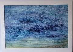 Rare Kamran Khavarani Masterpiece Unveiled – Signed Abstract Romanticism Artwork Up for Auction- Inv