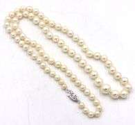 Graduated 4.5-8mm pearl necklace