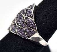 Amethyst Gemstone Ring in Sterling Silver