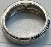 14K White Gold Princess Cut Diamond Ring