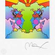 Profile and Sunrise by Peter Max