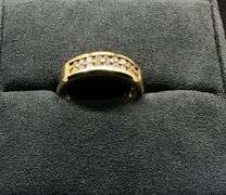 MEN’S 14K YELLOW GOLD NATURAL DIAMOND WEDDING BAND