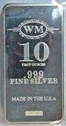 Superb Prooflike Westminster Mint 10 Troy oz pure .999 fine silver bar.