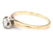 14kt Yellow gold RBC diamond ring