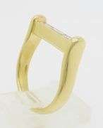 18k Yellow Gold Baguette Diamond Ring