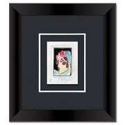 Lady with Profile and Flowers II by Peter Max