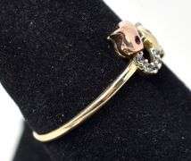 Dazzling Dolphin Ring in 14K Two-tone Gold