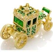 24k Gold Plated Fabergé Style Chariot