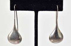 Dangle Hook Earrings in Sterling Silver