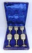 Vintage Boxed Set of Wine Goblets