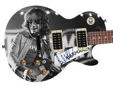 Aerosmith Brad Whitford Signed "Live Legends" 1/1 Les Paul 100 Graphics Guitar ACOA