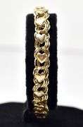 Wonderful Heart Link Bracelet in 14K Yellow Gold