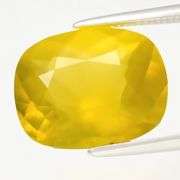 Captivating 3.64ct mixed cushion cut golden Fire Opal!