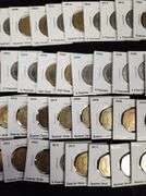 Lot Of 63 Coins From Jordan In Cardboard Holders