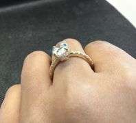14K YELLOW GOLD ENGAGEMENT RING