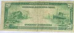 $20 Series of 1914 Cleveland Large Size N