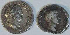 Scarce early Roman silver Denari of Marcus Aurelius & Vespasian