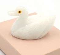 Carved Crystal Duck