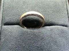 MEN’S 14K ROSE GOLD LAB DIAMOND WEDDING BAND