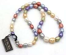 Set of 2 Honora multi color pearl necklaces