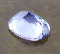 Stunning .98ct violet blue Tanzanite