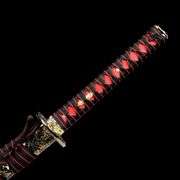 Katana Japanese Samurai Sword with Real Rayskin and Hardwood Saya