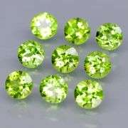 AAA cut and color 5.30ct apple green VS Peridot!