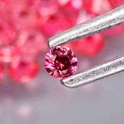 Exceptional 2.20ct diamond cut Songean Sapphire set