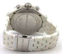 Michael Kors mother of pearl crystal dial quartz watch