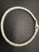 Italian Sterling Silver 925 7" Diamond Cut Cardano Bracelet