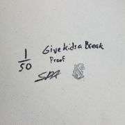 Dollar Sign (Green Bold) by Steve Kaufman (1960-2010)