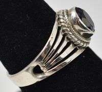 Amethyst Gemstone Ring in Sterling Silver