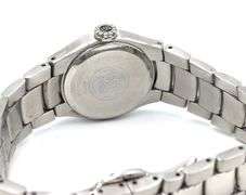ESQ quartz date white dial watch