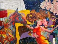 Amazing oversize original by Tadeo Zavaleta