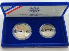 1986-S Set Statue of Liberty, 2 Coins PR