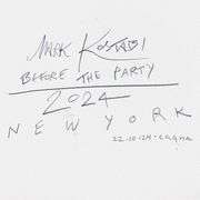 Before the Party - New York by Kostabi Original