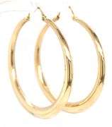 10kt Yellow gold hoop earrings