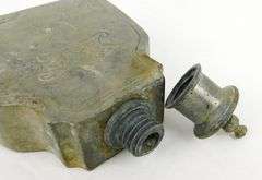War of 1812 French Pewter Flask